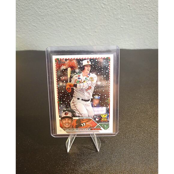 2023 Adley Rutschman RC Topps Holiday Rare Photo Variations #H50 SSP - Picture 1 of 4